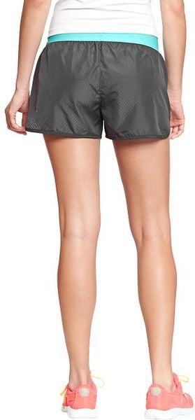 Old Navy Active Perforated Running Shorts in Gray (Carbon)