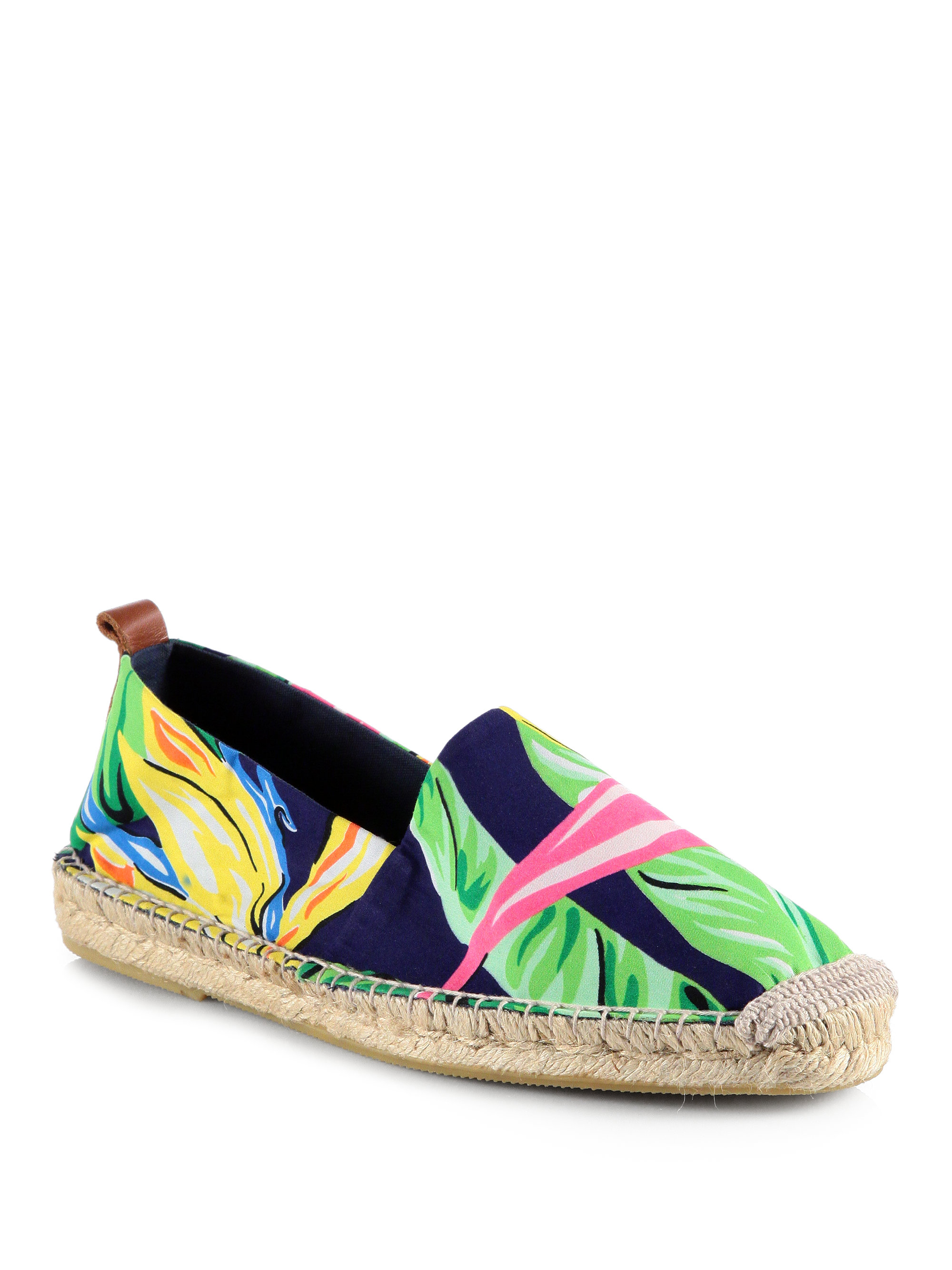Ralph Lauren Bowsworth Floral Espadrilles in Multicolor | Lyst
