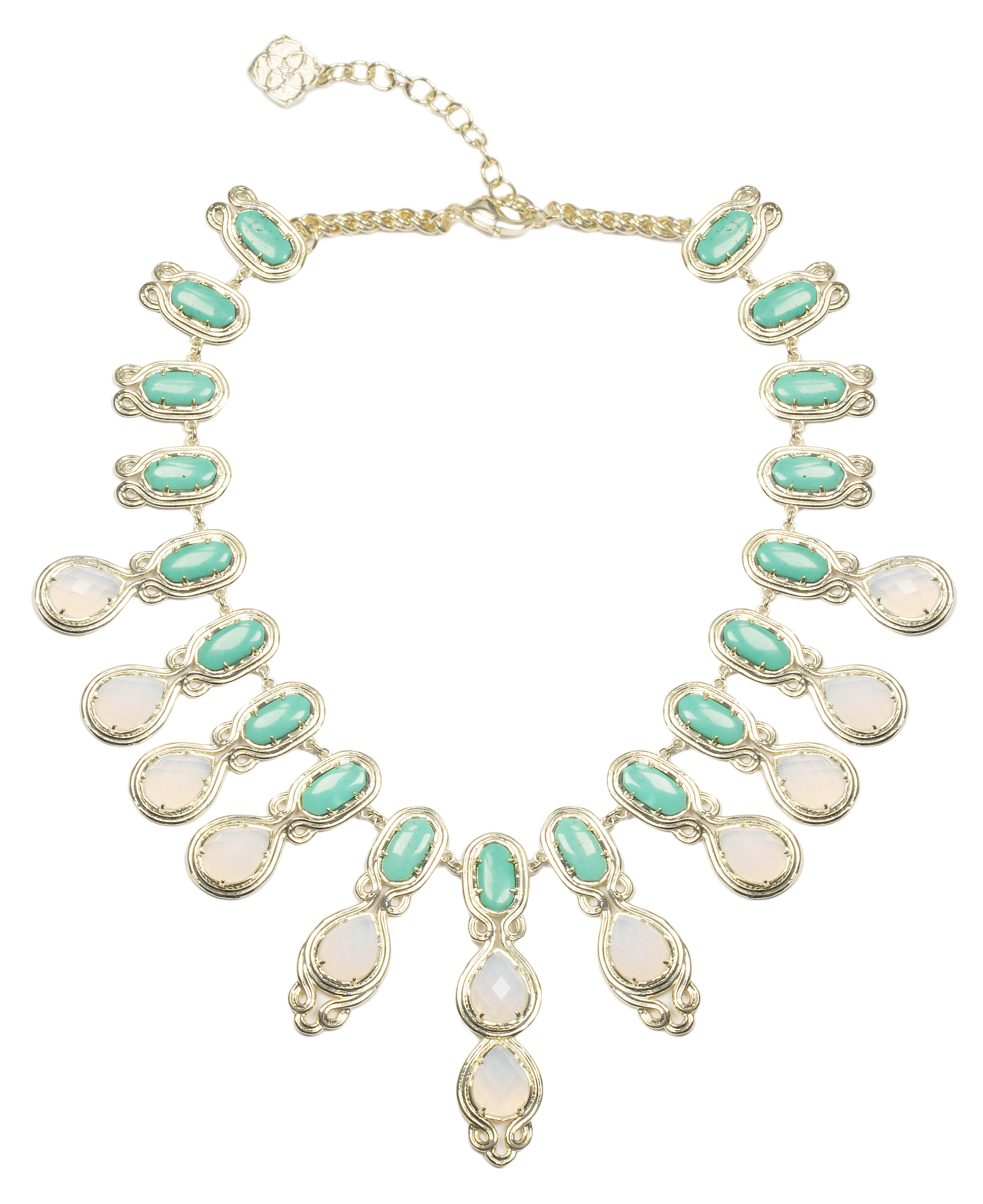Kendra Scott Whitney Necklace, Turquoise in Green (turquoise) Lyst