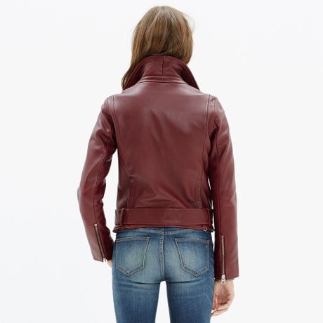 madewell ultimate motorcycle jacket leather merlot