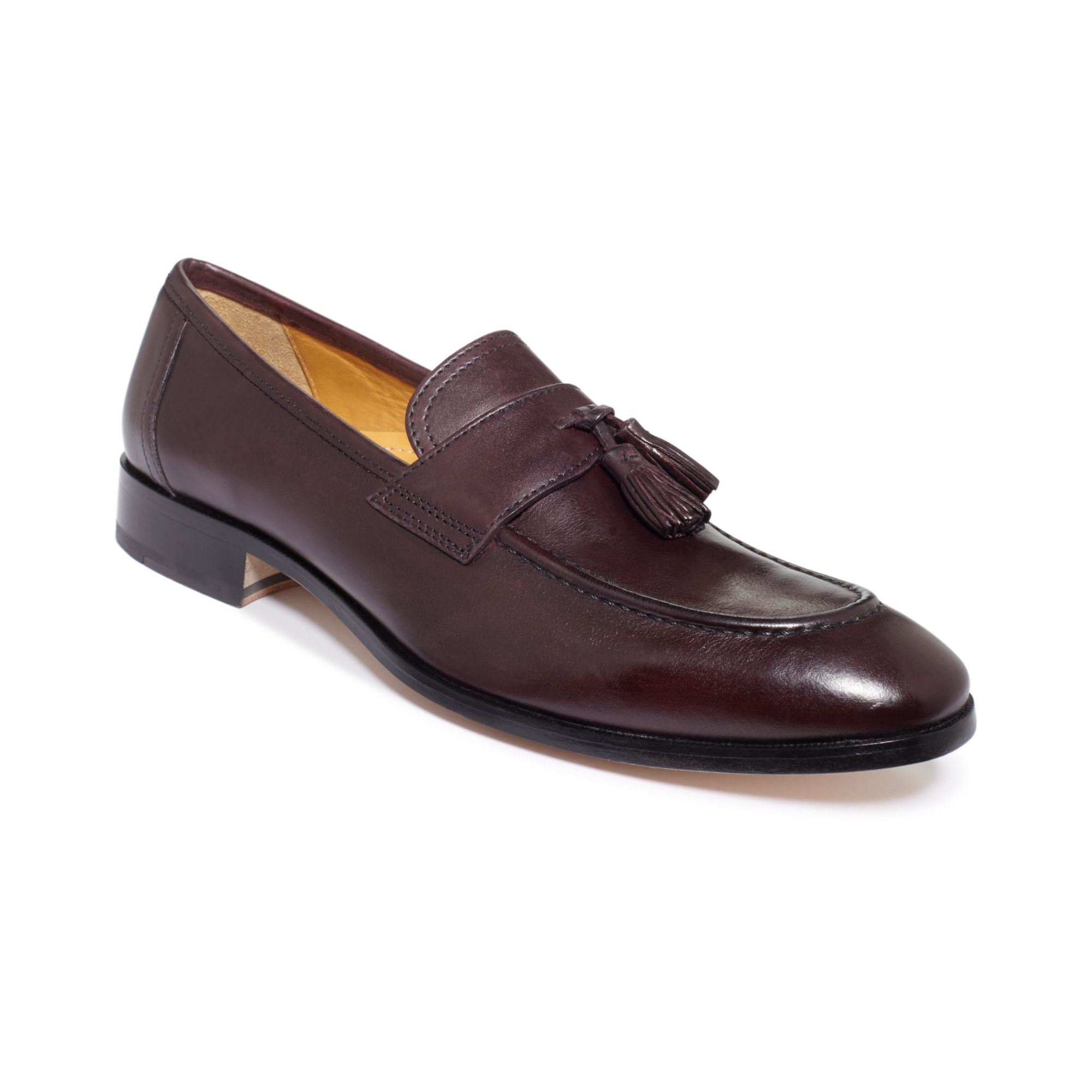 Johnston  Murphy Kimball Tassel Loafers in Purple for Men (Burgundy ...