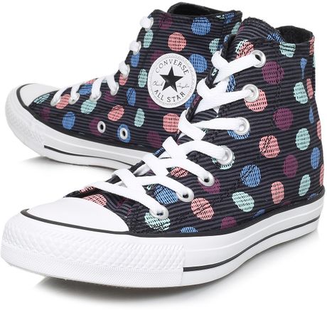 polka dot converse platform