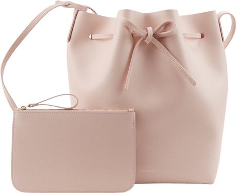 mansur gavriel pink bag