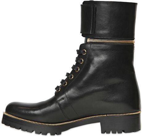 sergio rossi combat boots