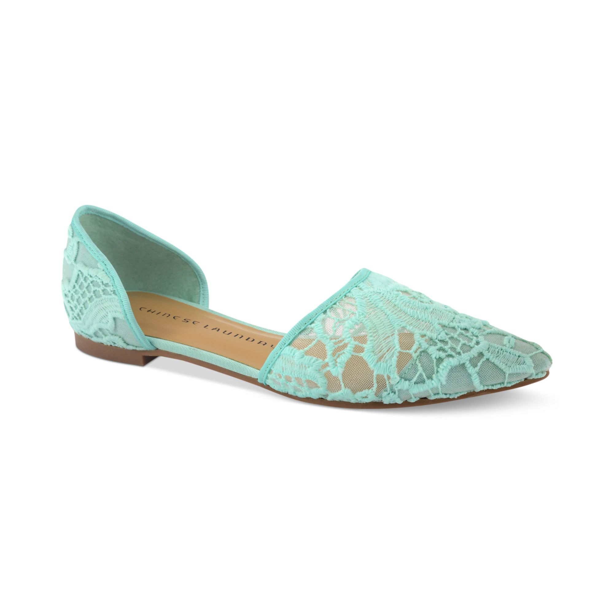 mint colored flats
