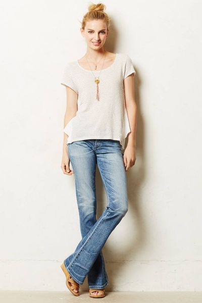 Citizens Of Humanity Petite Emmanuelle Slim Boot Jeans in Blue (Belize) | Lyst