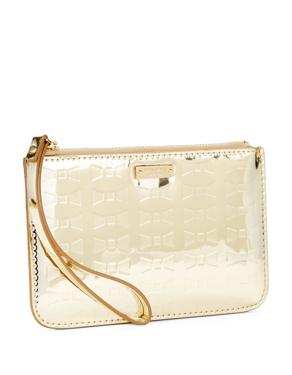 Kate Spade Fancy That Bee Wristlet in Gold Lyst