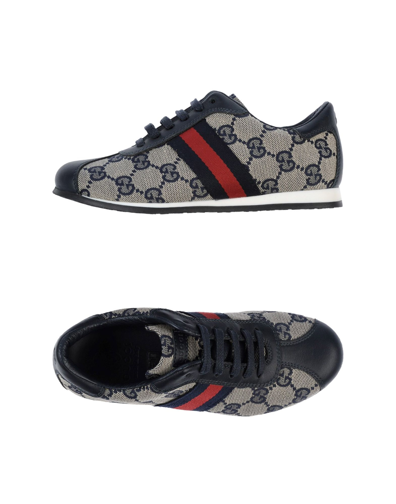 mens navy gucci trainers