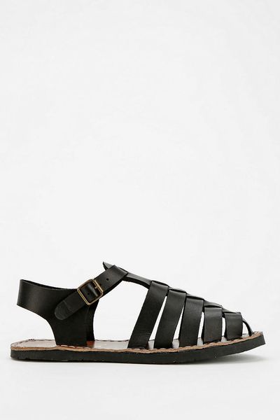 Urban Outfitters Egypt Fisherman Sandal in Black | Lyst