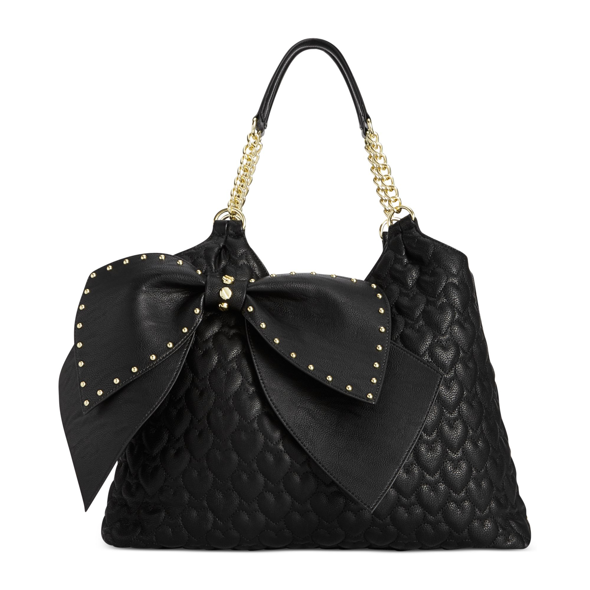 betsey johnson quilted tote