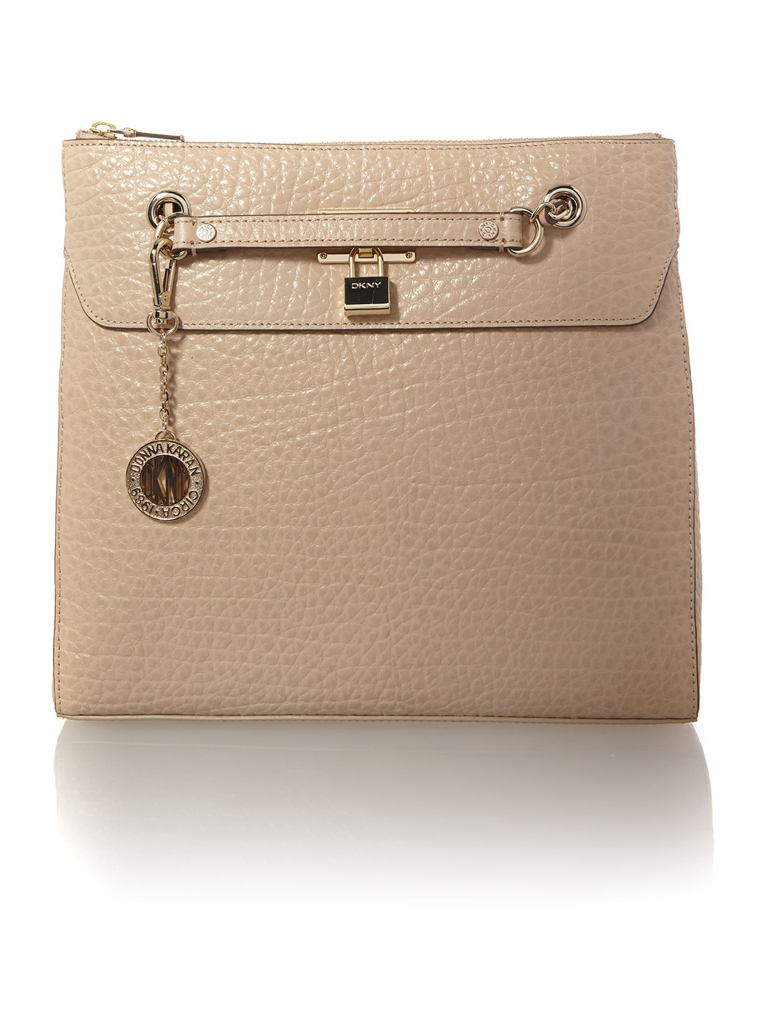 dkny beige handbag