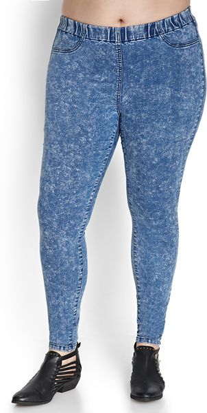 acid wash denim joggers womens