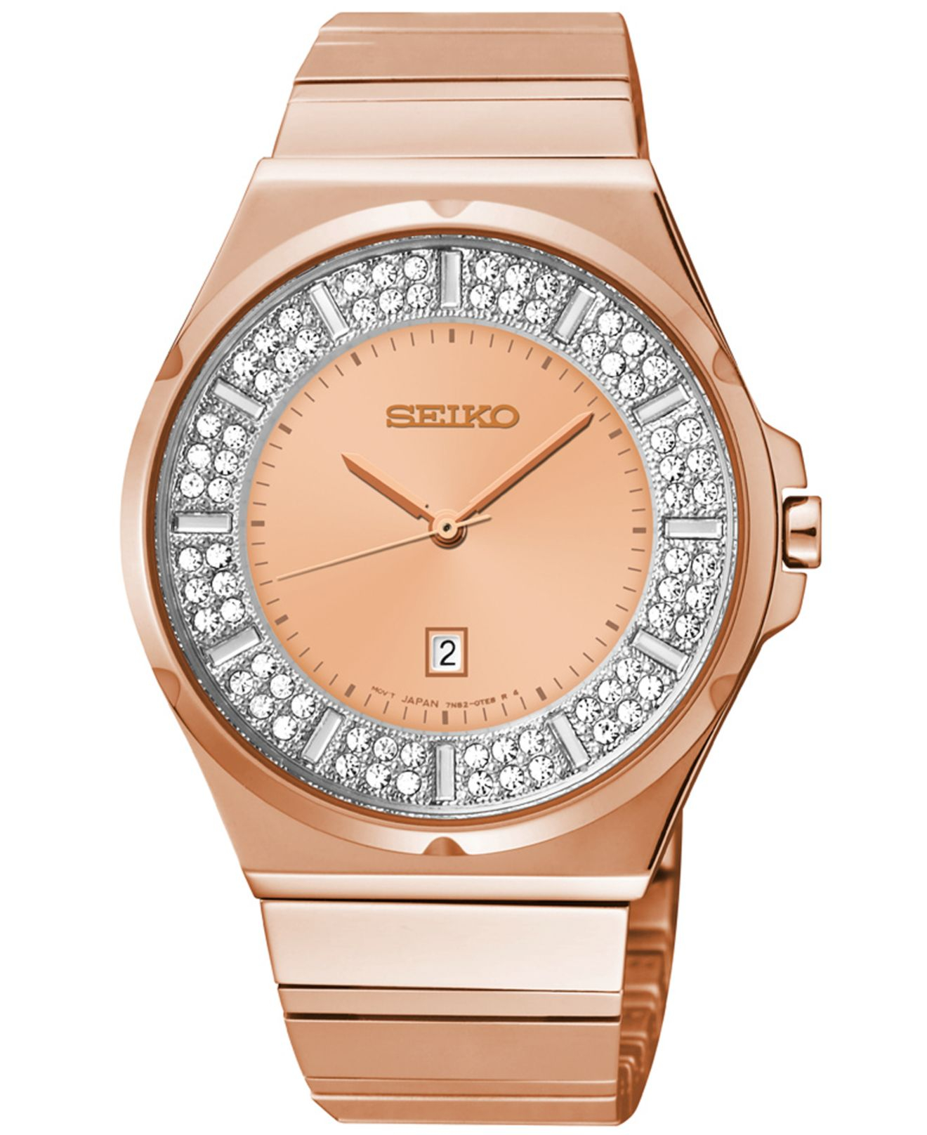 seiko srpd rose gold