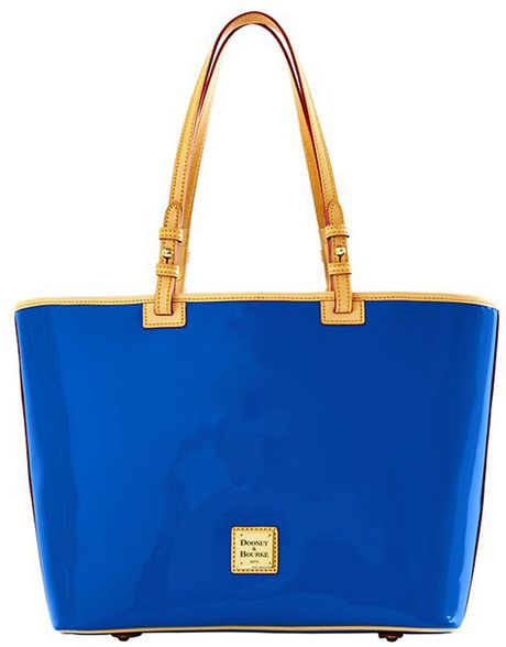 dooney and bourke patent leather shopper