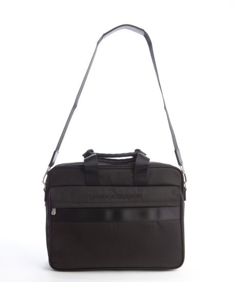 Longchamp Black Nylon Medium Sized Travel Bag in Black for Men | Lyst