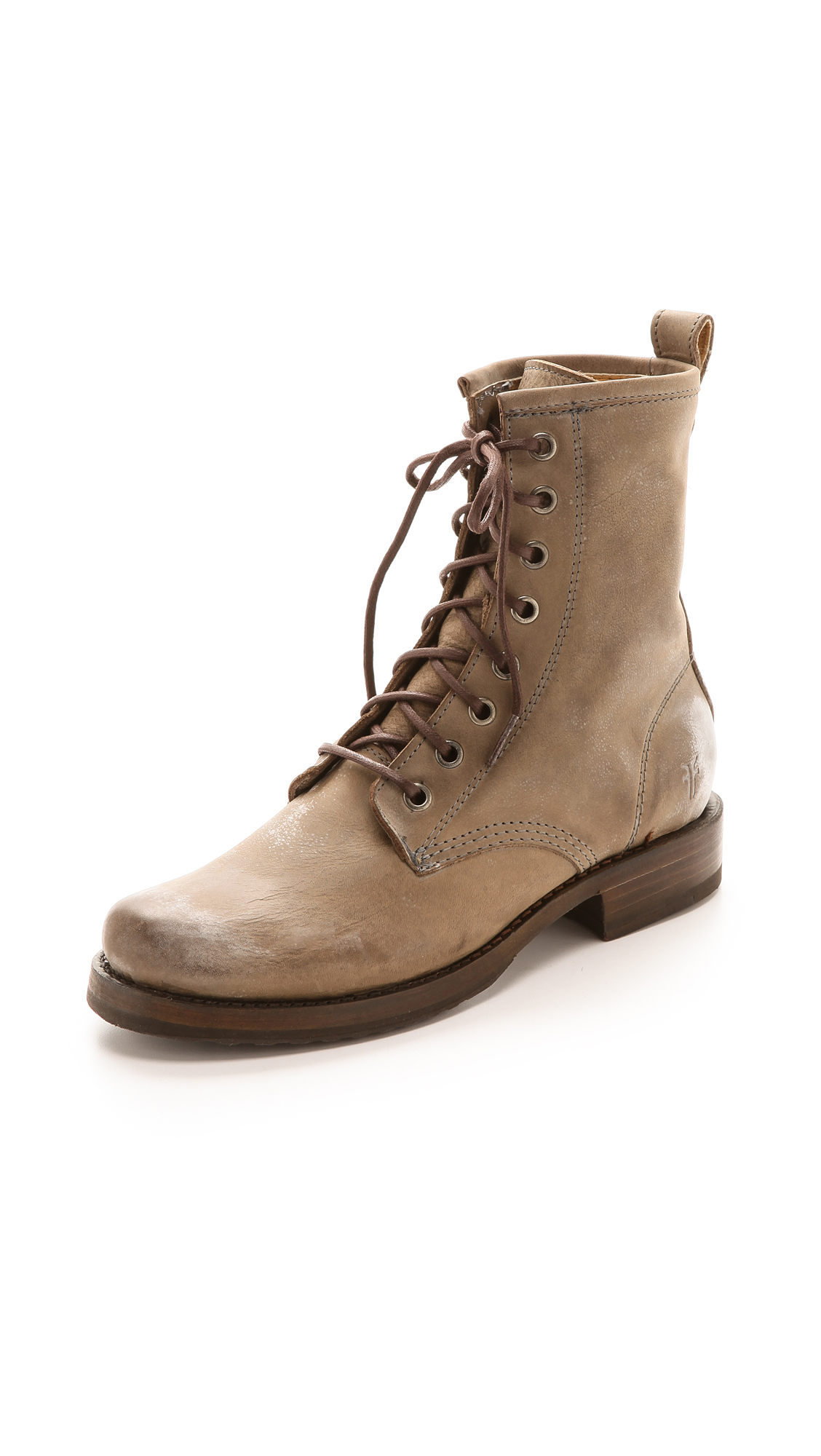 frye combat boots veronica