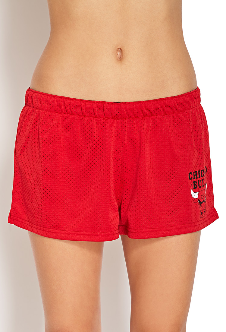 Forever 21 Chicago Bulls Shorts in Red (Red/black) Lyst