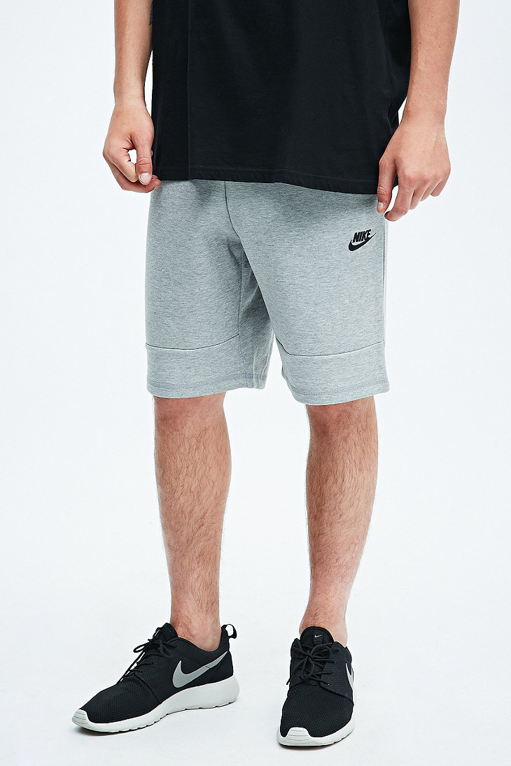 gray fleece shorts