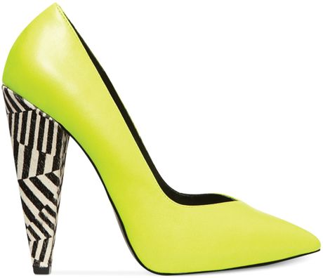 Steve Madden Keyshia Cole By Excit Platform Pumps in Yellow (Yellow ...