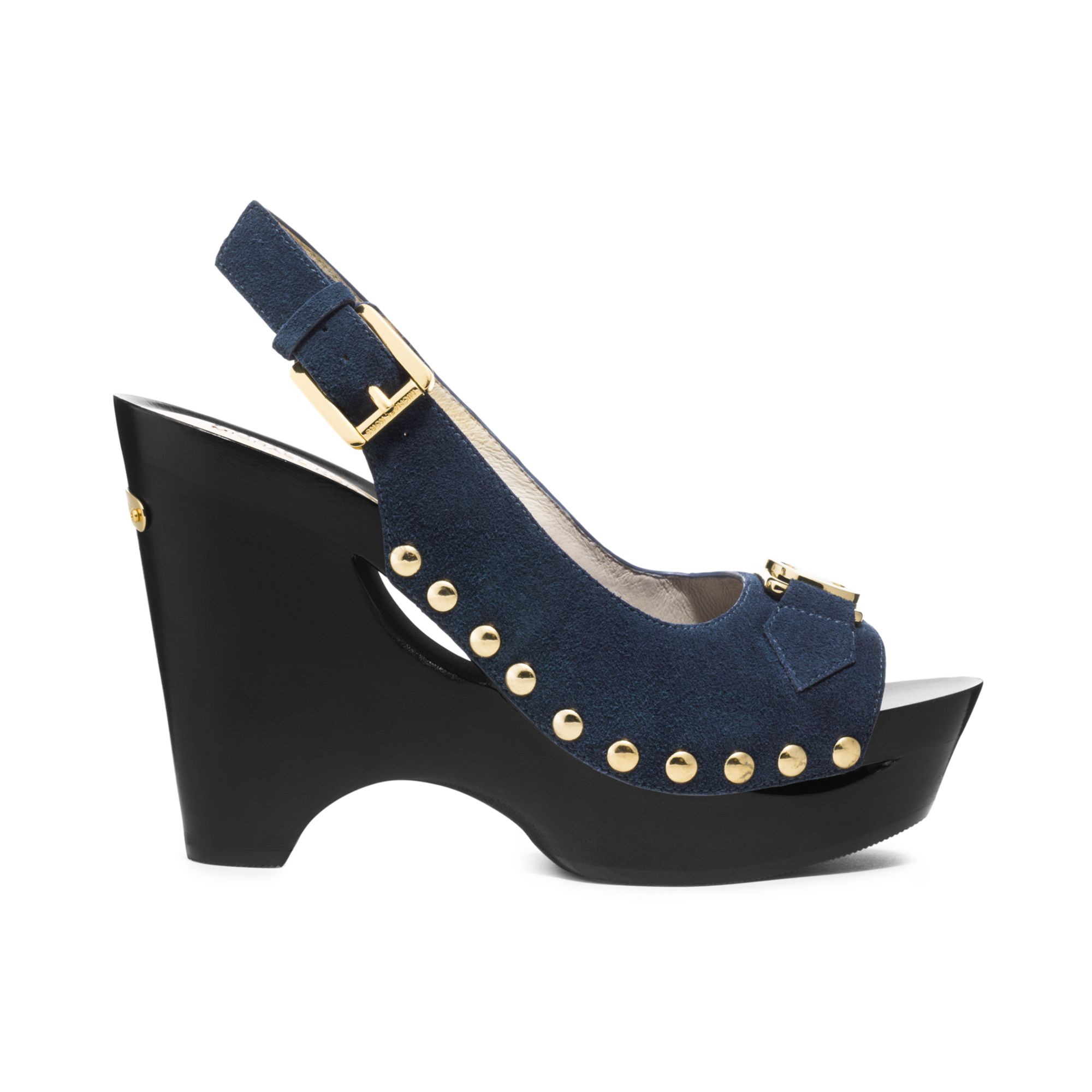 michael kors navy blue pumps