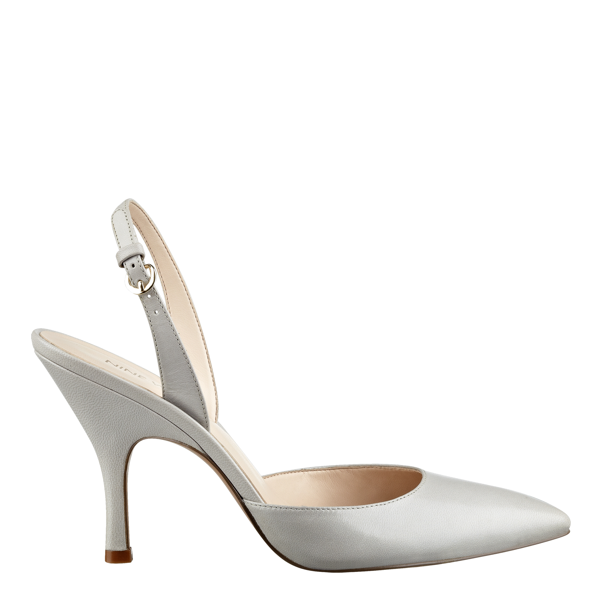 grey sling back heels