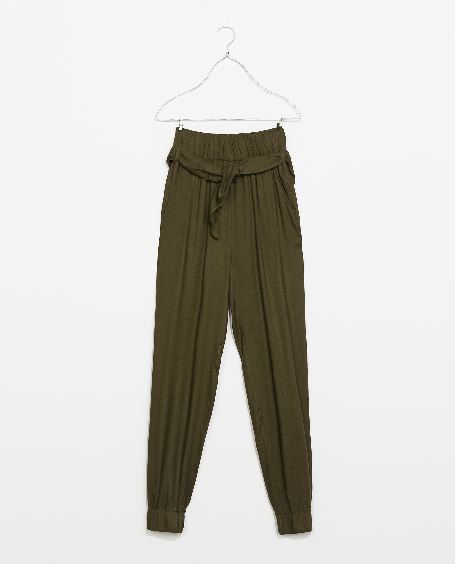 zara khaki trousers