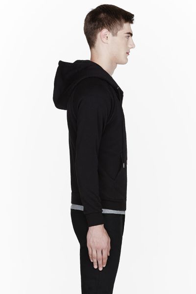 yves saint laurent black hoodie