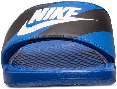 nike mens benassi jdi print slide sandals