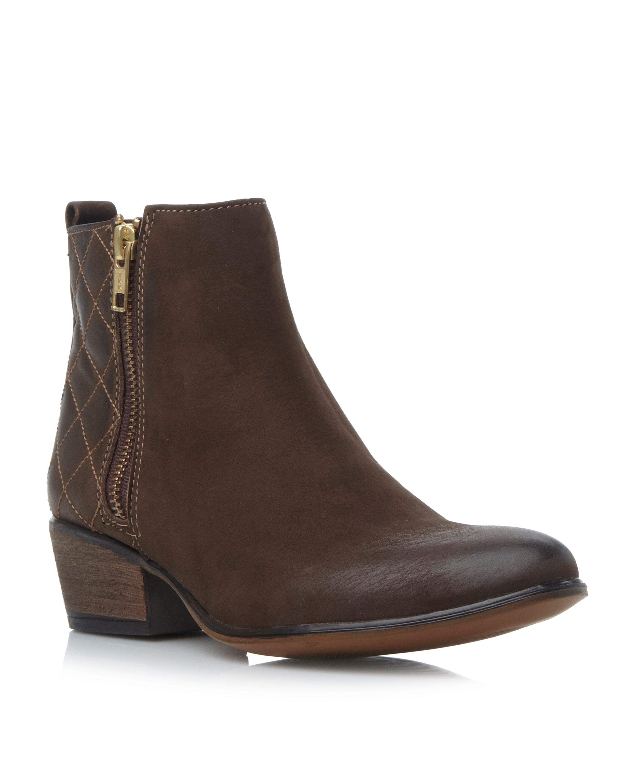 Steve Madden Nyrvana Sm Quilt Detail Ankle Boot in Brown | Lyst