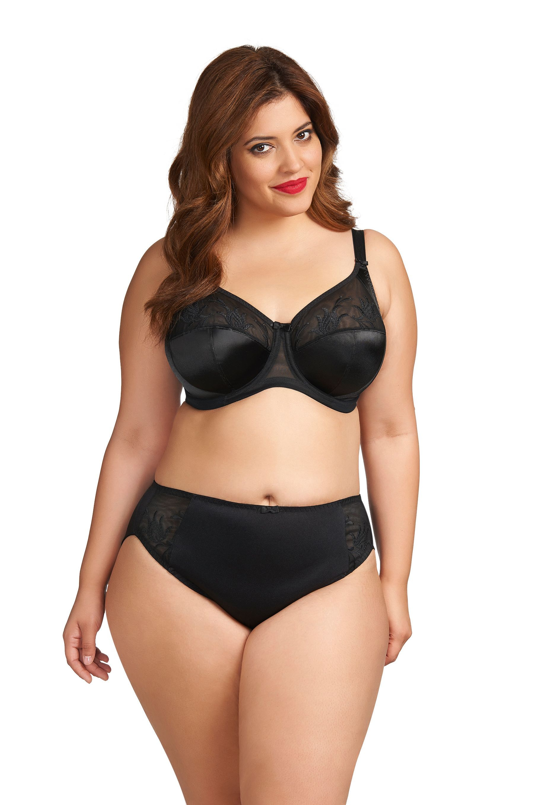 Elomi Caitlyn Underwired Side Support Bra In Black Lyst