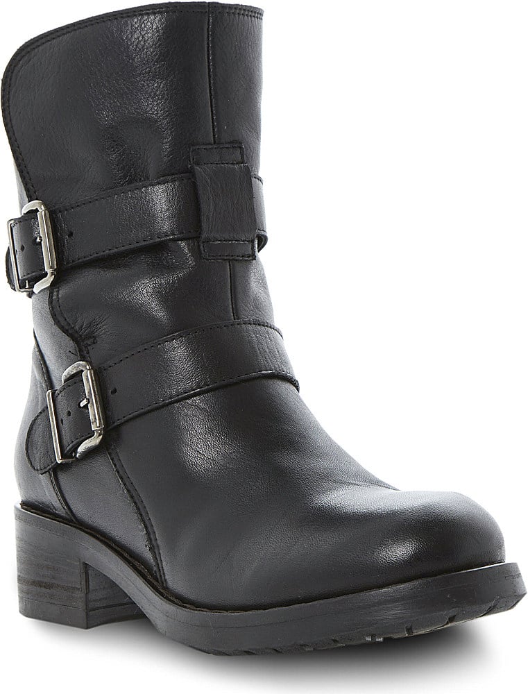 dune black biker boots