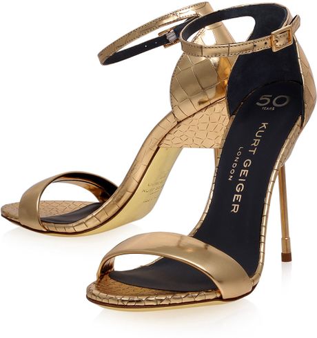 kurt geiger gold pumps