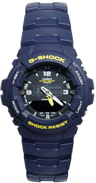 g shock watches navy blue