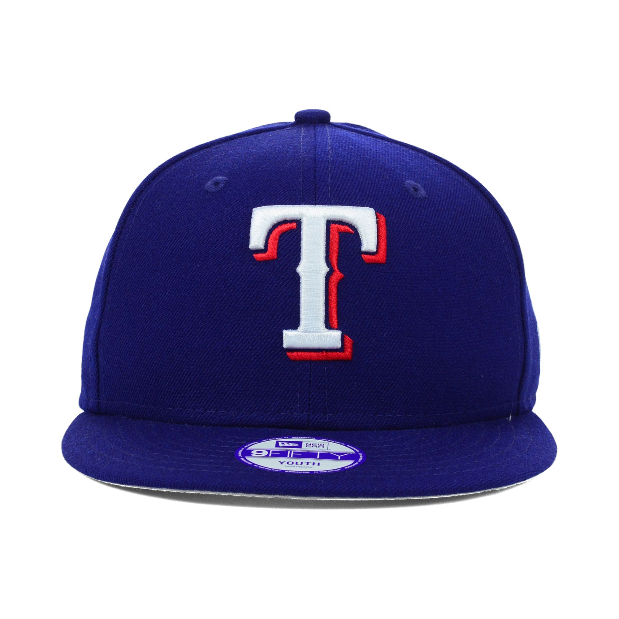 New Era Kids Texas Rangers 9fifty Snapback Cap in Blue for Men Lyst