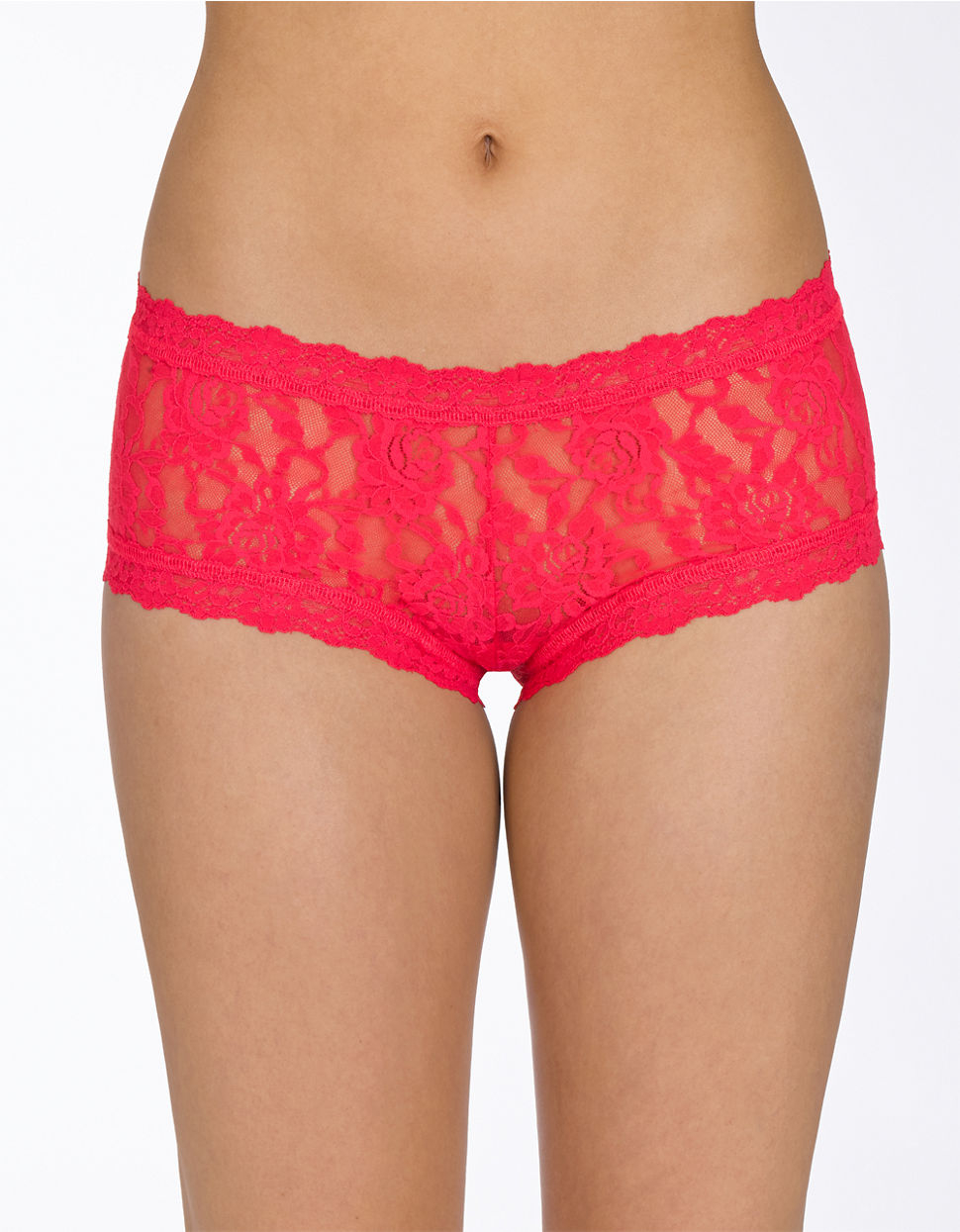 Hanky Panky Floral Lace Boyshort Panties in Pink (Passion Fruit) Lyst