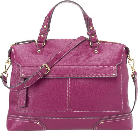 nine west purple handbag