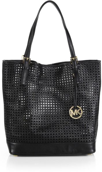 michael kors perforated tote