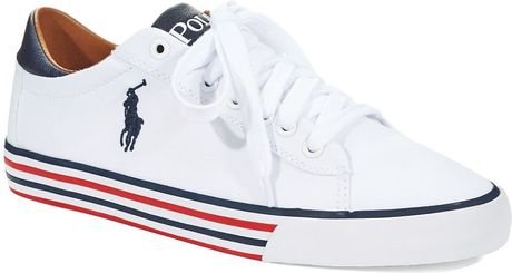 ralph lauren white polo shoes