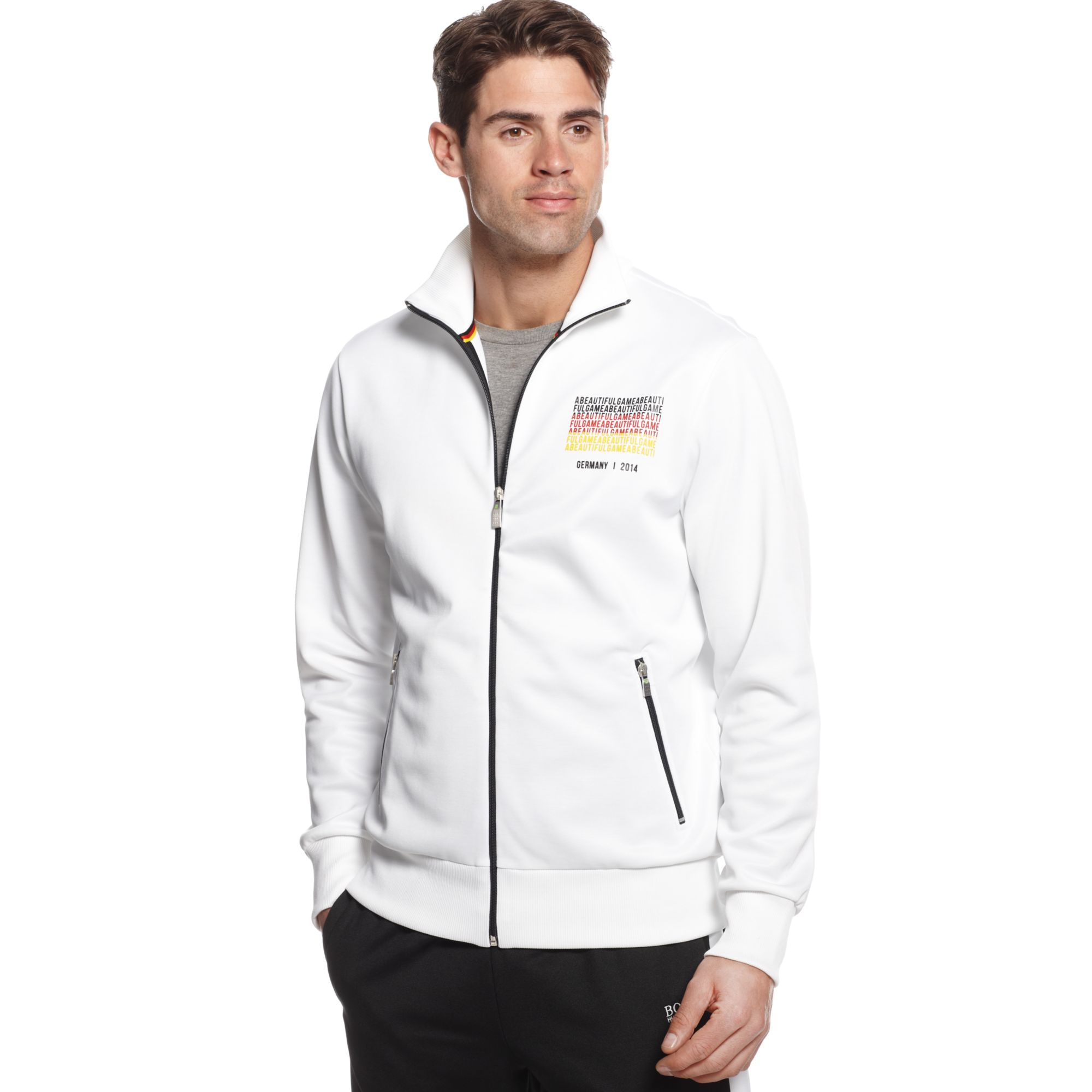 hugo boss track top sale