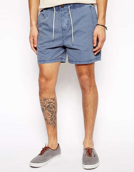 mens chino shorts elasticated waist