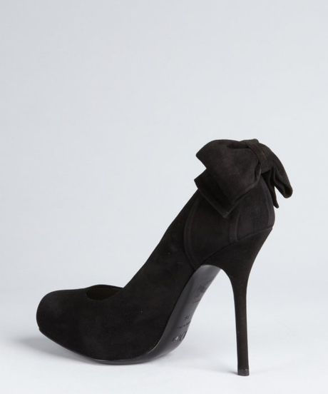 dior heels with ribbon