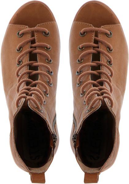 steve madden tan block heels