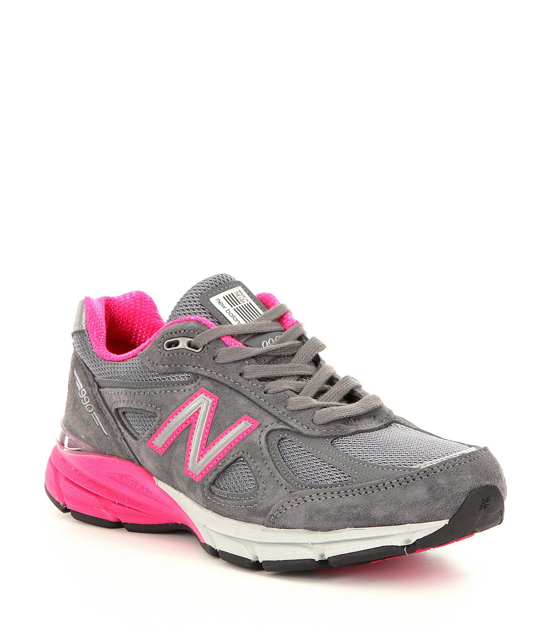 New Balance Womens 990 V4 Running Shoes In Pink Lyst