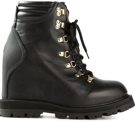 moncler zannie wedge boots