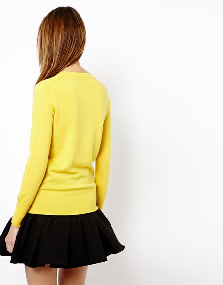 yellow smiley face jumper