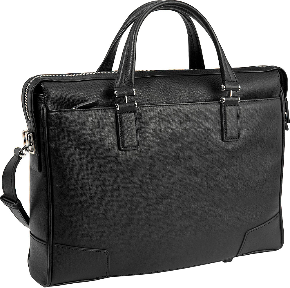 Tumi Regis Slim Ziptop Briefcase For Men in Black for Men Lyst
