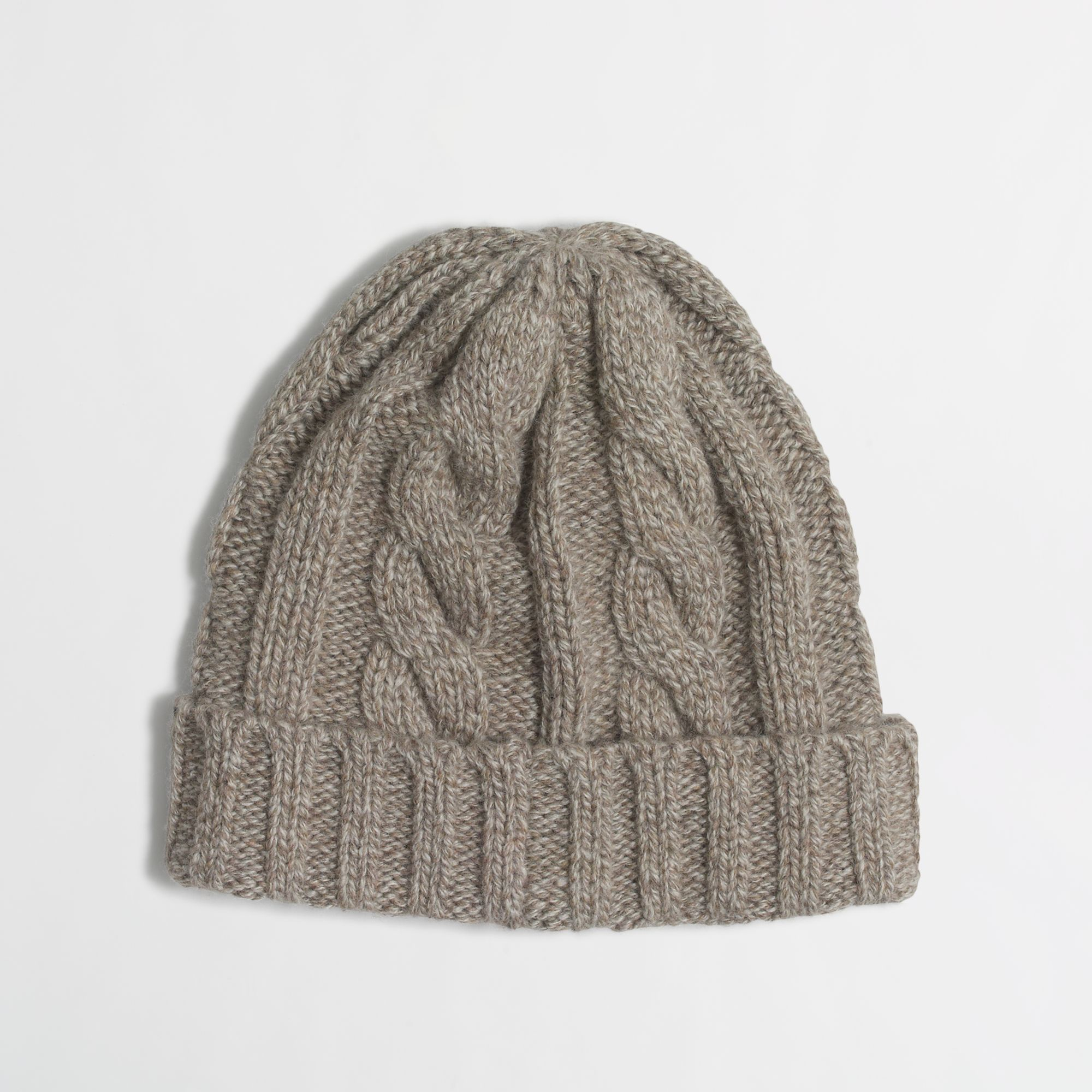 J.crew Factory Marled CableKnit Hat in Gray for Men (hthr rye) Lyst
