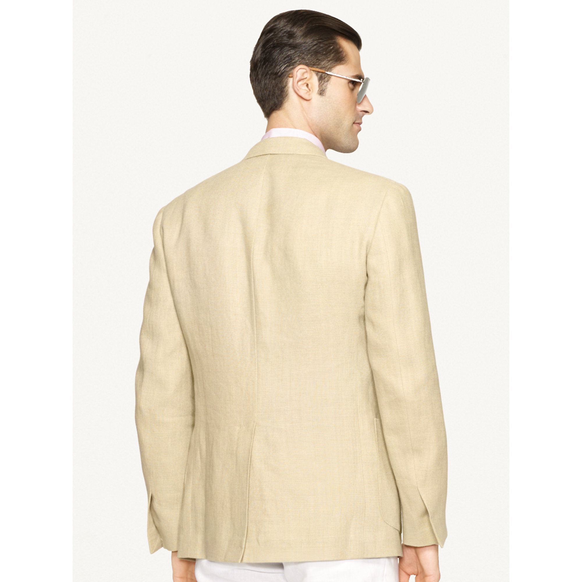 Ralph Lauren Black Label Linen Sport Coat in Beige for Men (Tan) Lyst