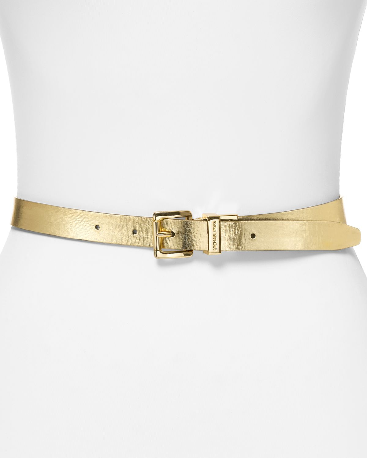 michael kors belt mens gold
