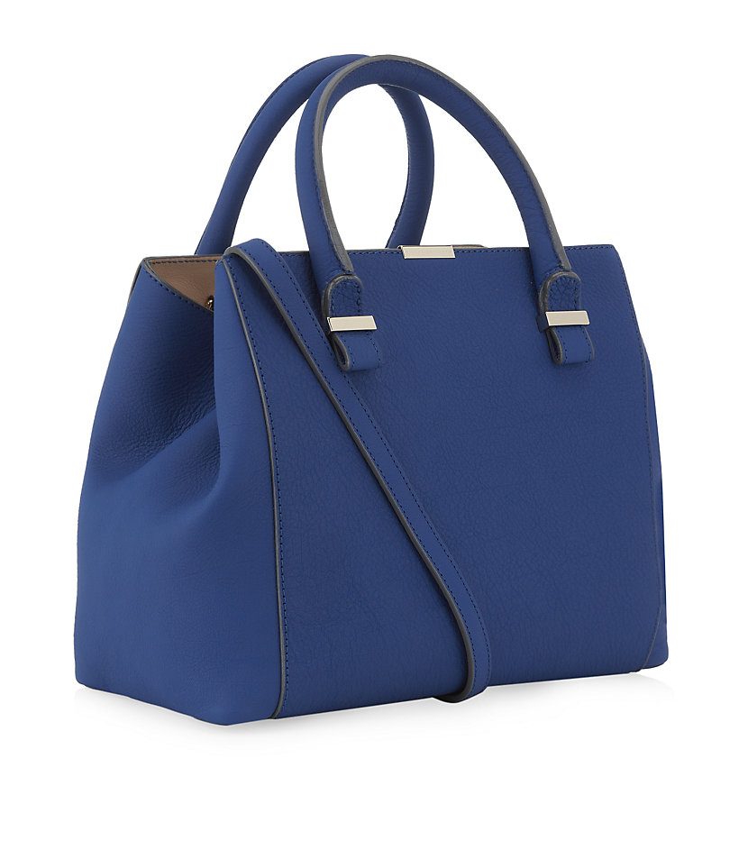 beckham quincy tote in blue royal lyst beckham quincy tote in blue royal lyst